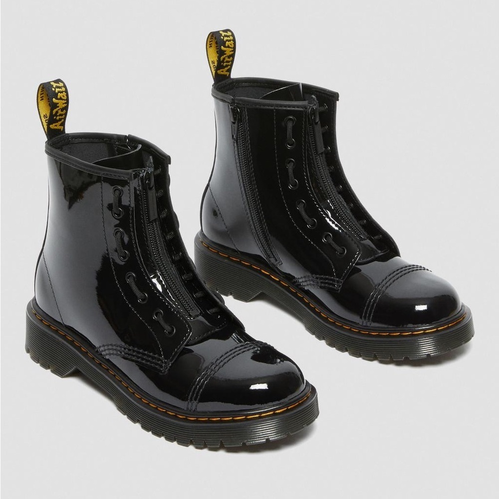 Dr. Martens Youth Sinclair Bex Patent Leather Boots Women’s Sz 5 Men’s Sz 4